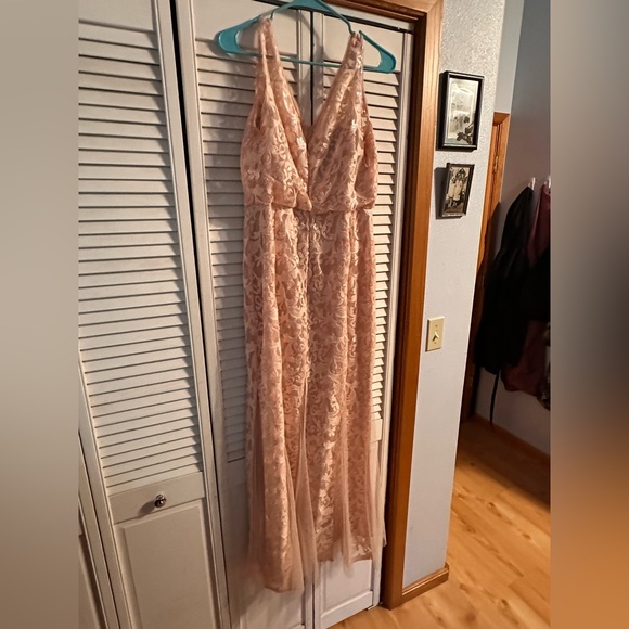 COPY - Stunning blush pink sequin Adrianna Papell gown - Picture 6 of 10